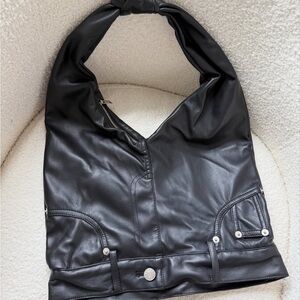 AKIRA Black Hobo Bag